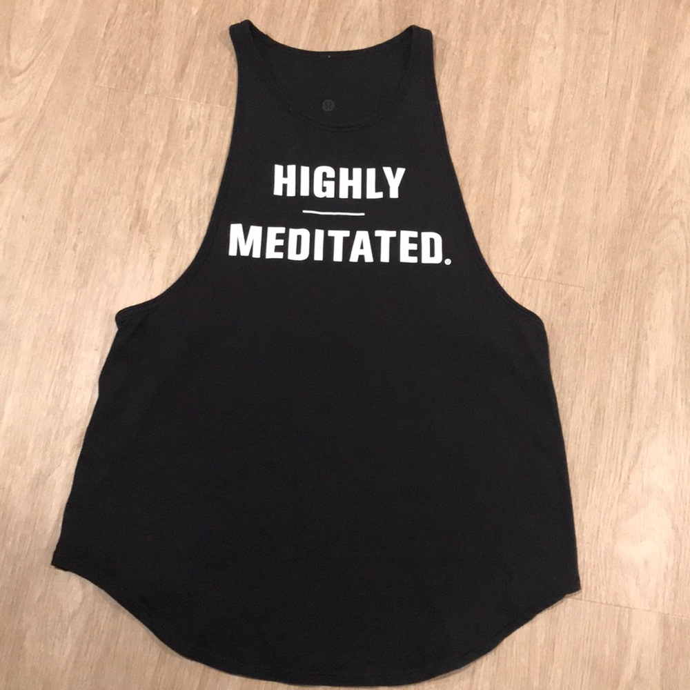 Highly meditated tank top